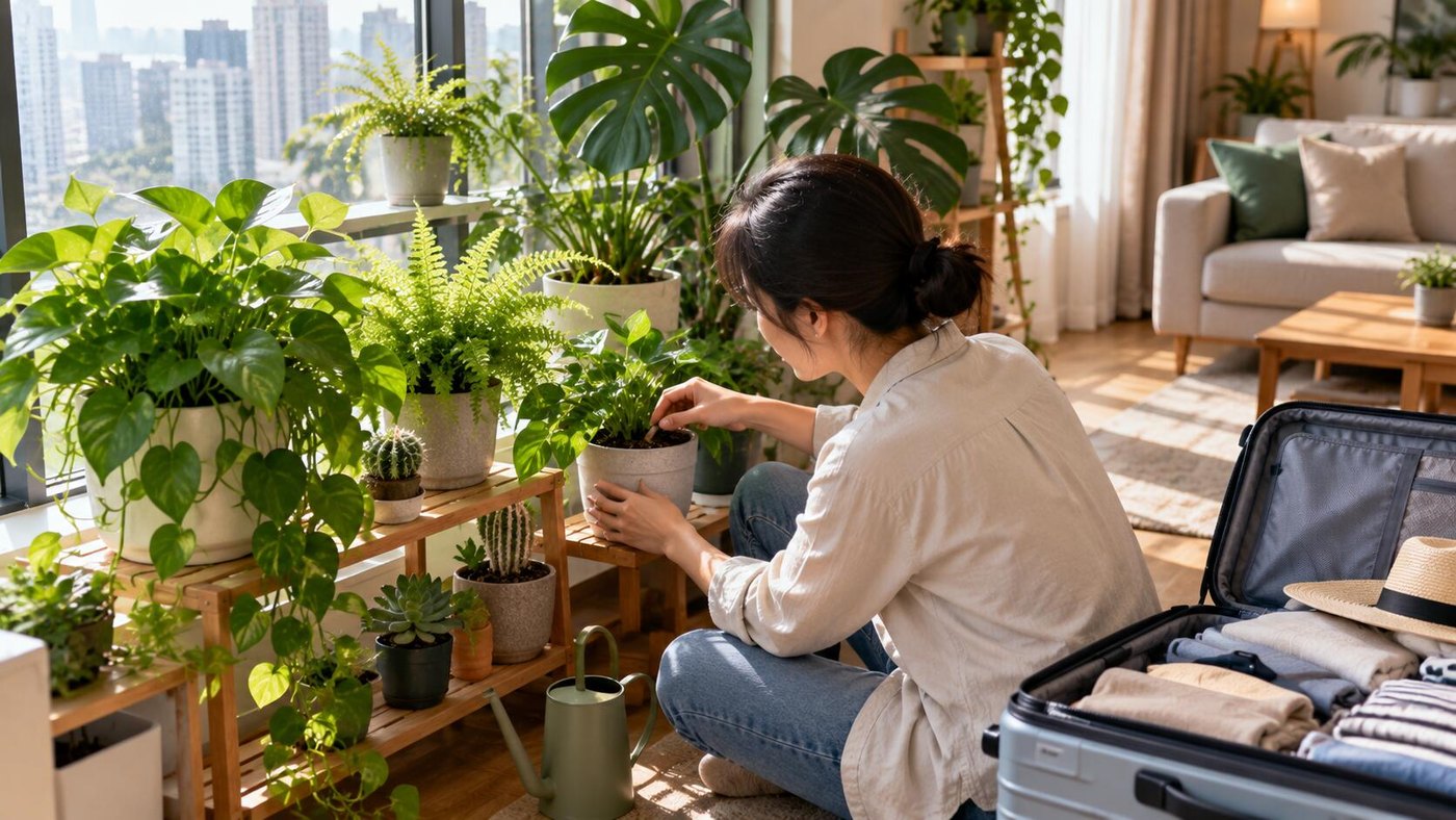 出门几天，家里的花怎么浇水？不同植物的离家养护方法
