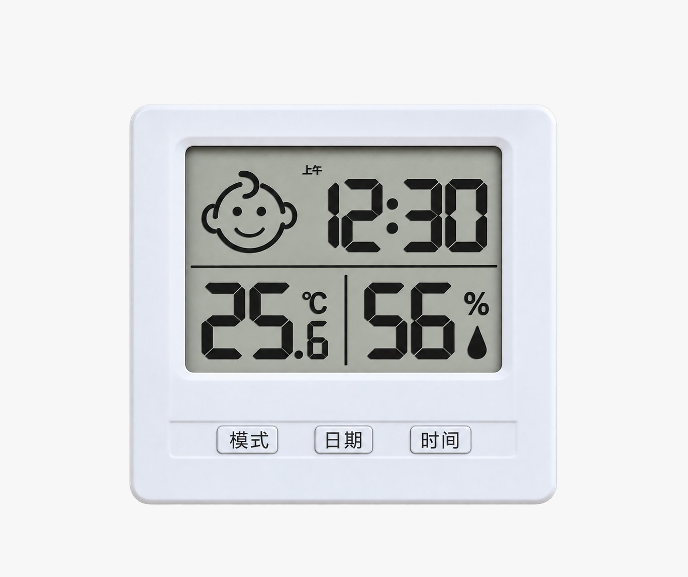 用于观察室内温度和湿度的温湿度计